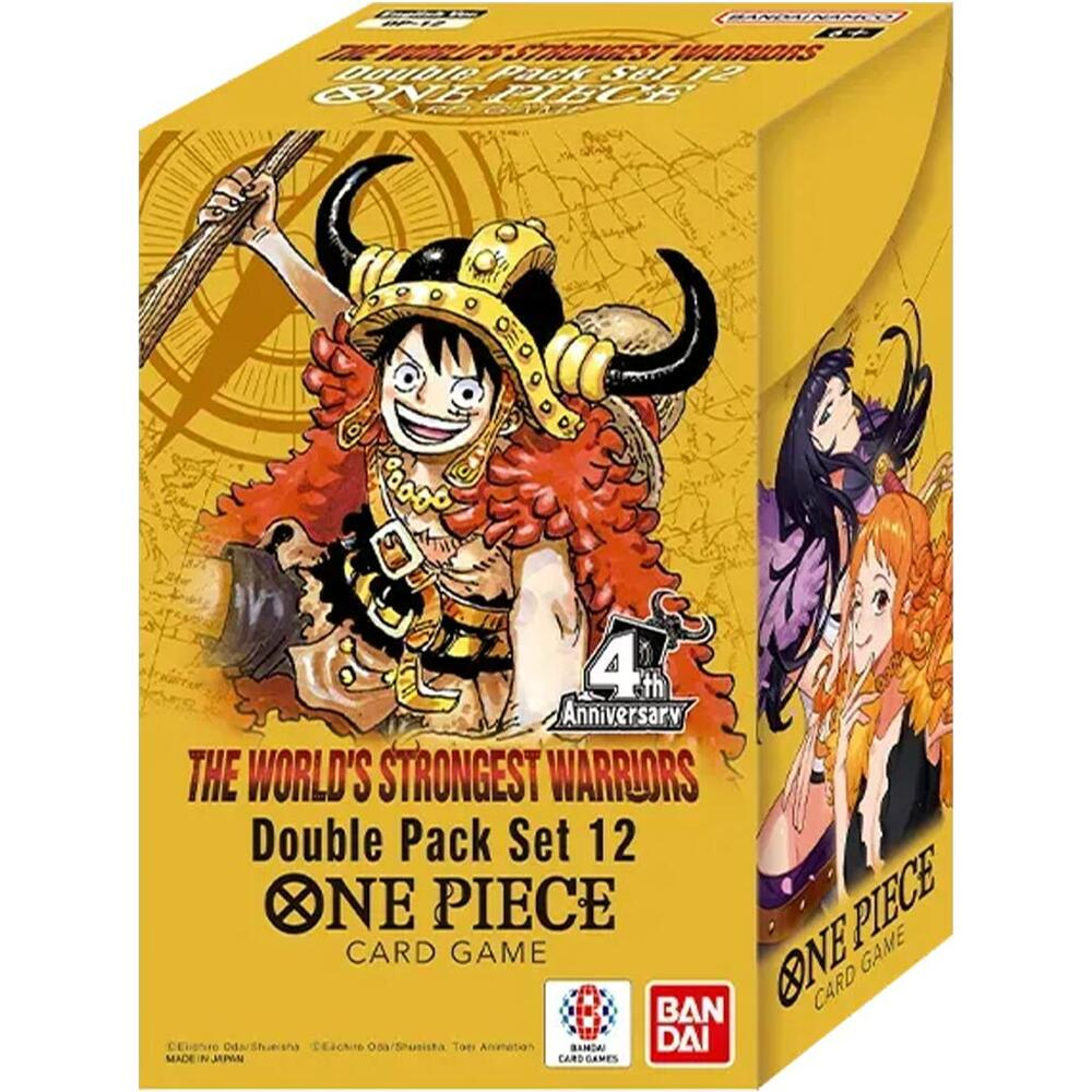 ONE PIECE THE WORLD'S STRONGEST WARRIORS DOUBLE PACK SET 12 *LIMIT 1 PER PERSON*