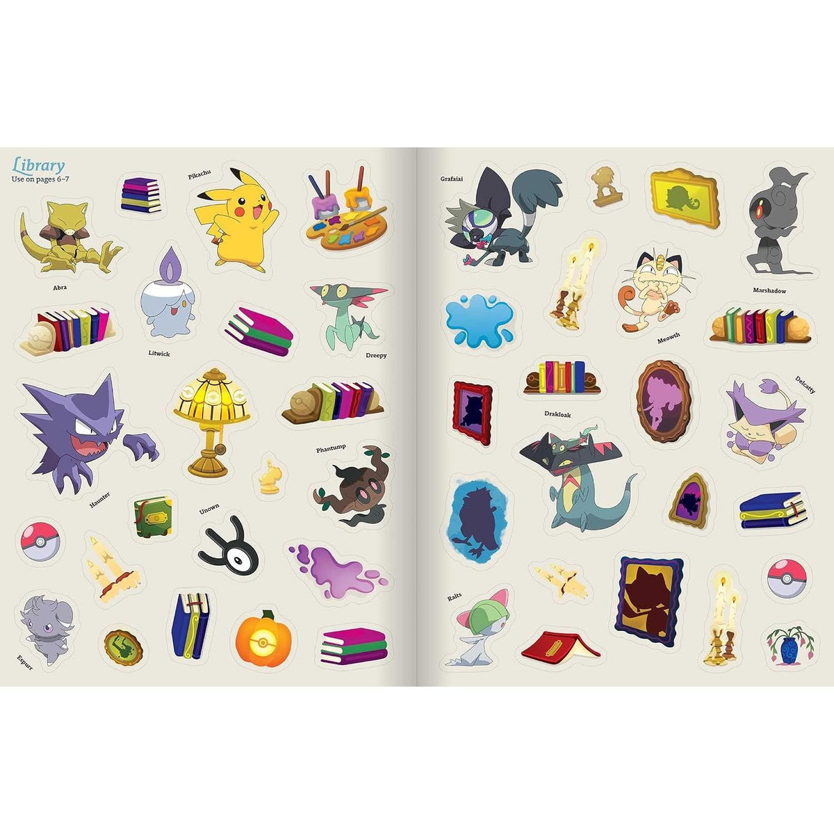 POKÉMON HALLOWEEN: THE OFFICIAL STICKER BOOK