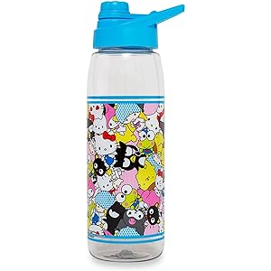 HELLO KITTY & FRIENDS WATER BOTTLE