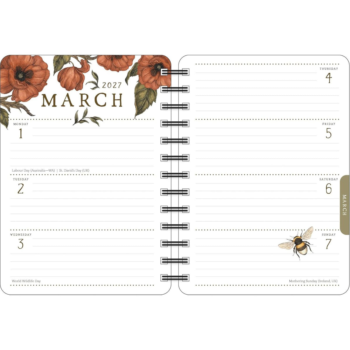 WOODLAND WARDENS 2027 WEEKLY PLANNER BY JESSICA ROUX