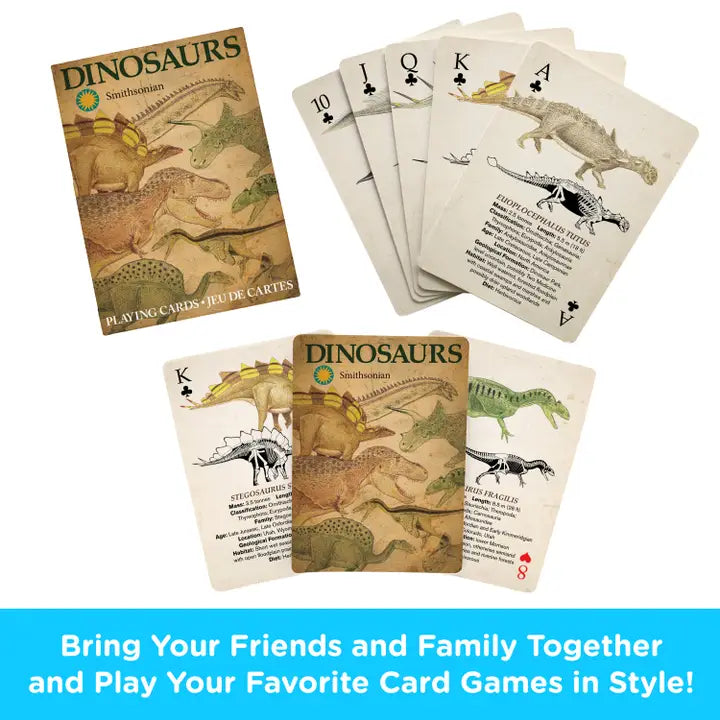 DINOSAURS PLAYING CARDS