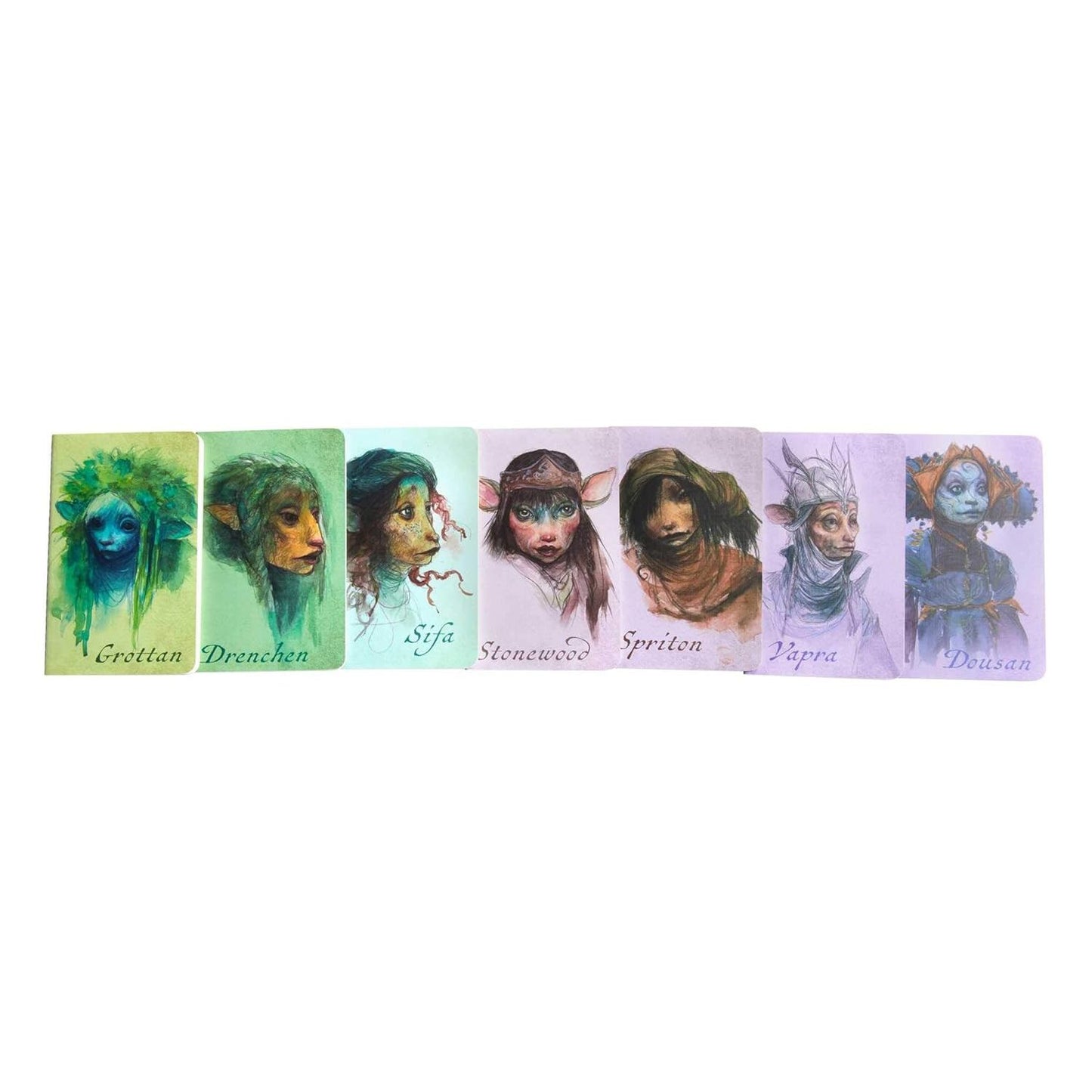 DARK CRYSTAL GELFLING CLAN SEWN NOTEBOOK BOX SET