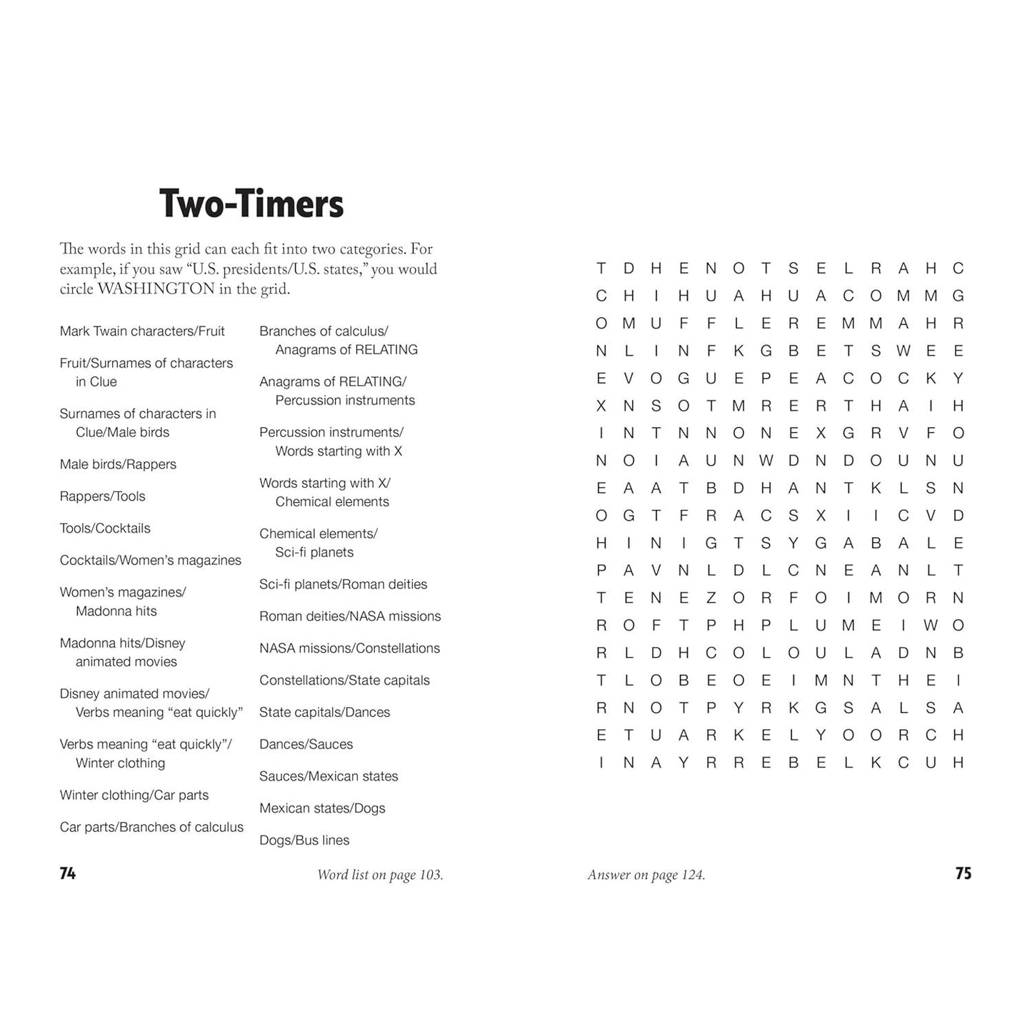 CURIOUSLY QUIRKY WORD SEARCHES