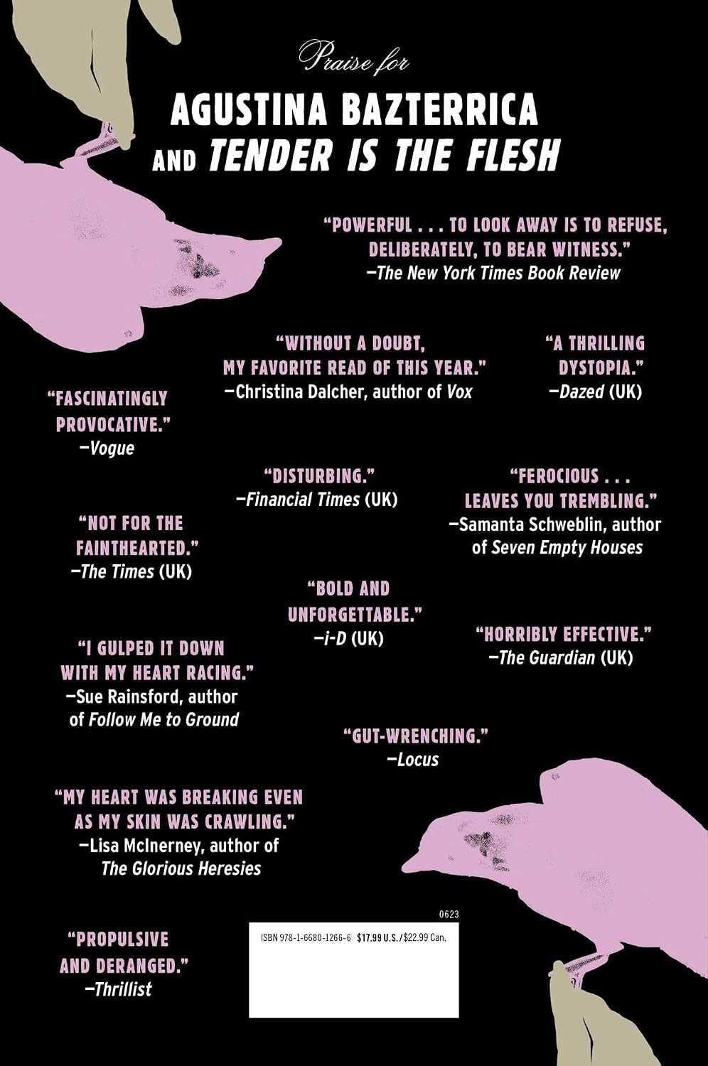 NINETEEN CLAWS AND A BLACK BIRD: STORIES BY AGUSTINA BAZTERRICA TRANSLATED BY SARAH MOSES