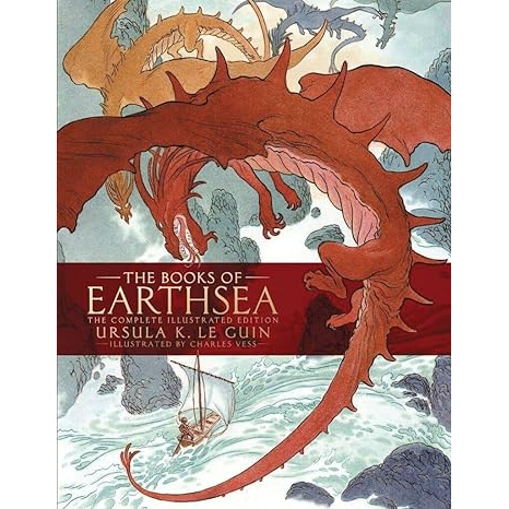 BOOKS OF EARTHSEA BY URSULA LE GUIN & ILLUSTRATED BY CHARLES VESS
