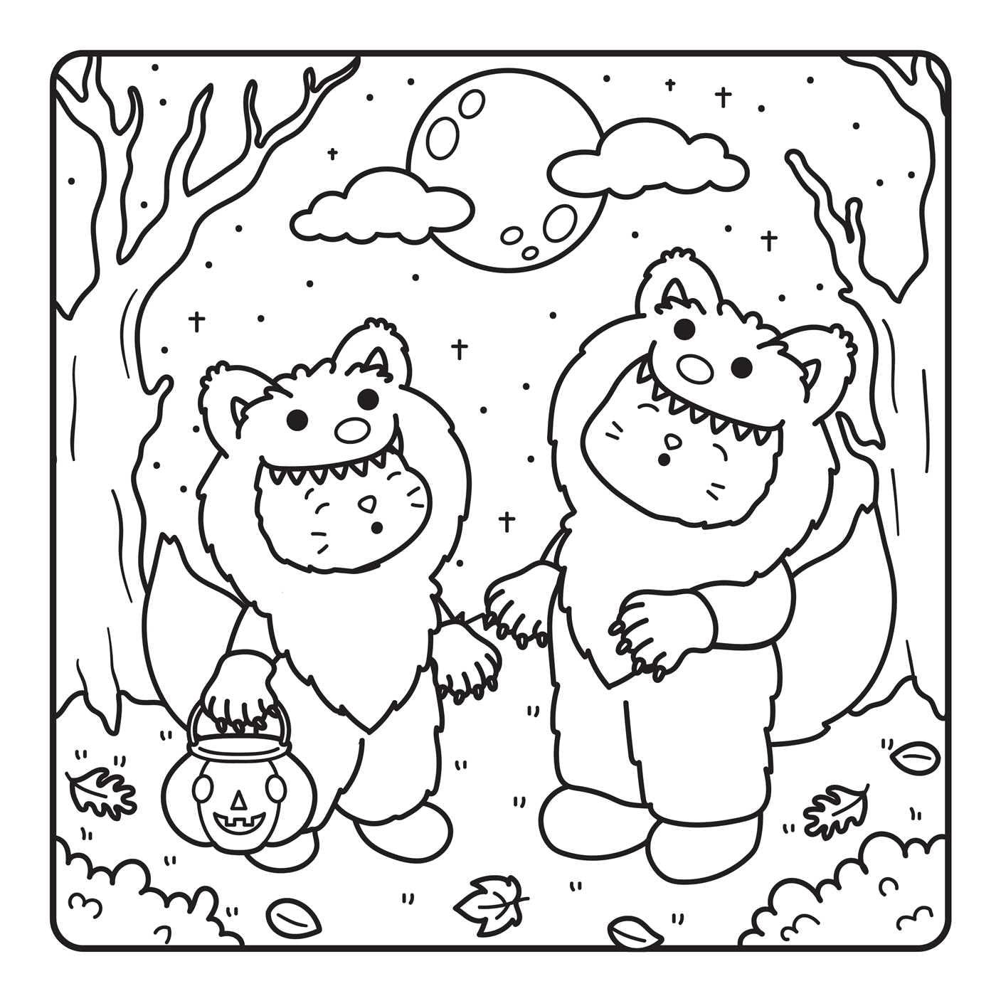 THE NOT-SO-SPOOKY HALLOWEEN COLORING BOOK BY GAYNOR CARRADICE