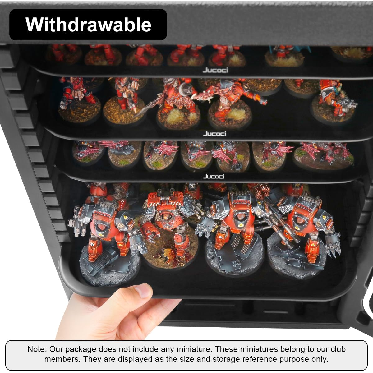 JUCOCI MINIATURES STORAGE CASE WITH LIGHTS - MEDIUM