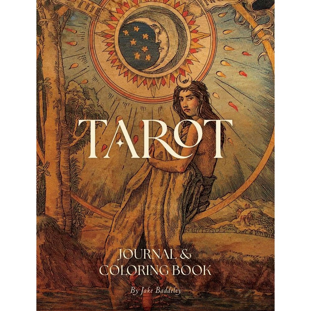 TAROT: JOURNAL AND COLORING BOOK BY JAKE BADDELEY