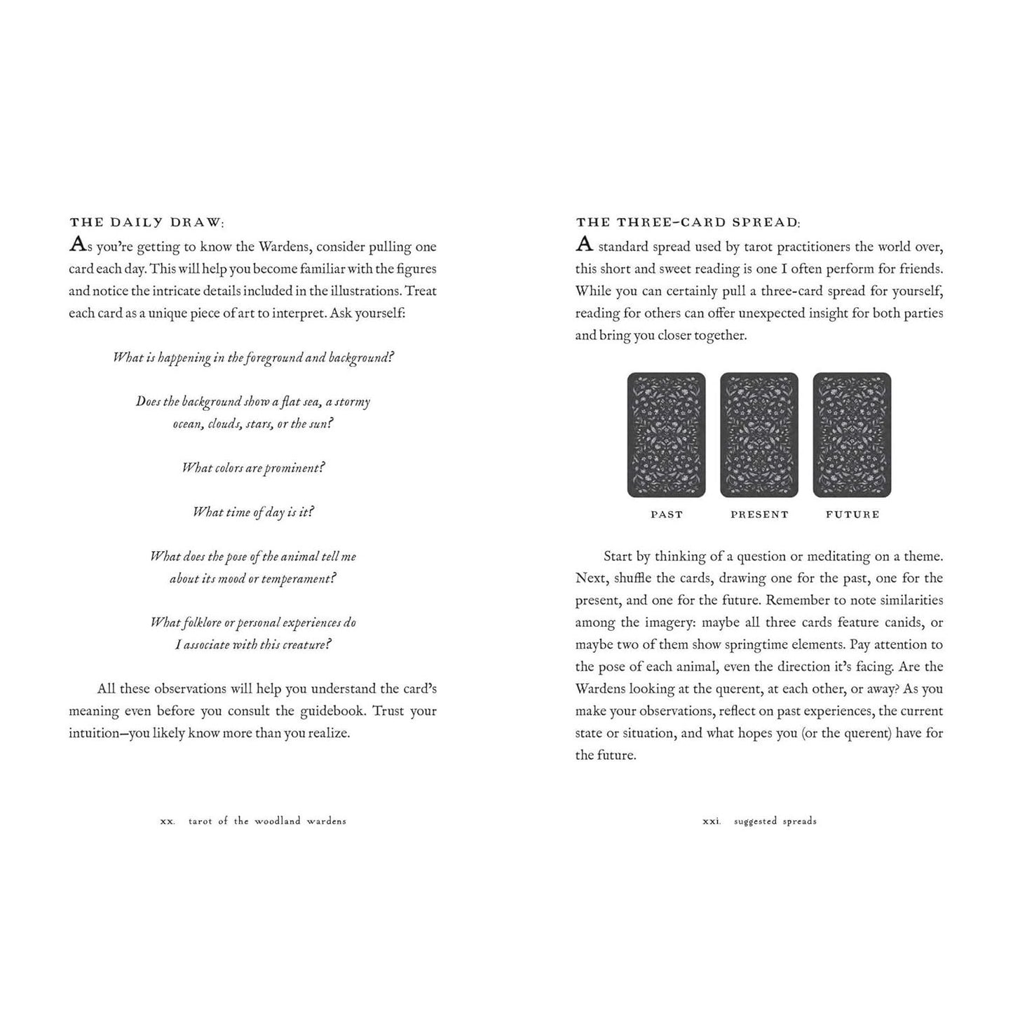 TAROT OF THE WOODLAND WARDENS BY JESSICA ROUX