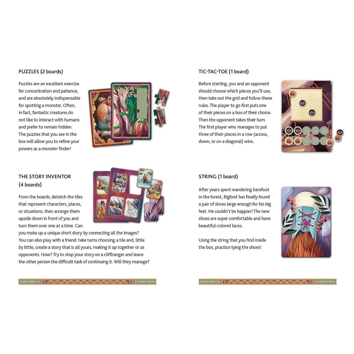 MY LITTLE BOX OF MONSTERS: 20 BOARD GAMES FOR LITTLE BEAST KEEPERS BY ANNA LÁNG
