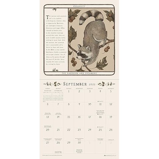 WOODLAND WARDENS 2026 MINI WALL CALENDAR: THE MAGICAL WISDOM OF PLANTS AND ANIMALS