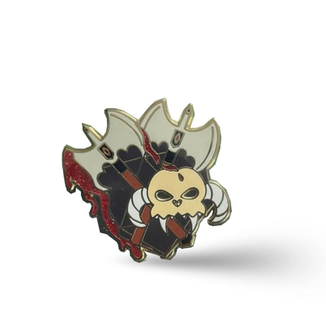 BARBARIAN ENAMEL PIN D&D