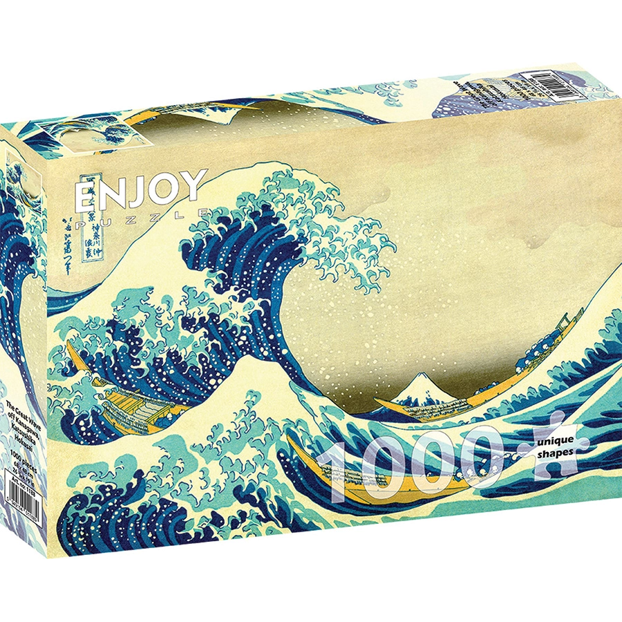 Enjoy Hokusai: the Great Wave Off Kanagawa 1000-Piece Puzzle
