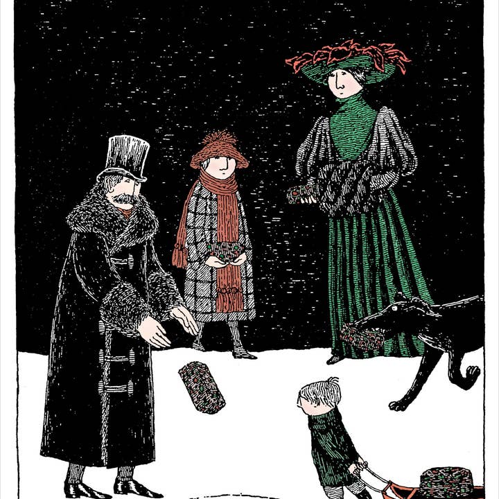 EDWARD GOREY: FRUITCAKE HOLIDAY CARDS
