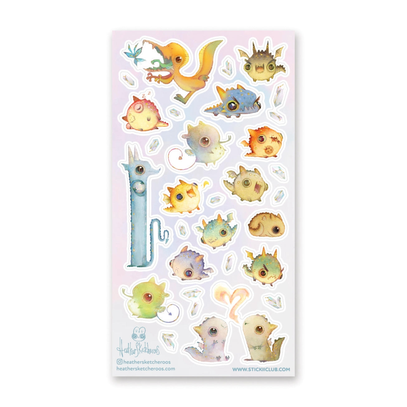 MAGIC DWAGONS STICKER SHEET