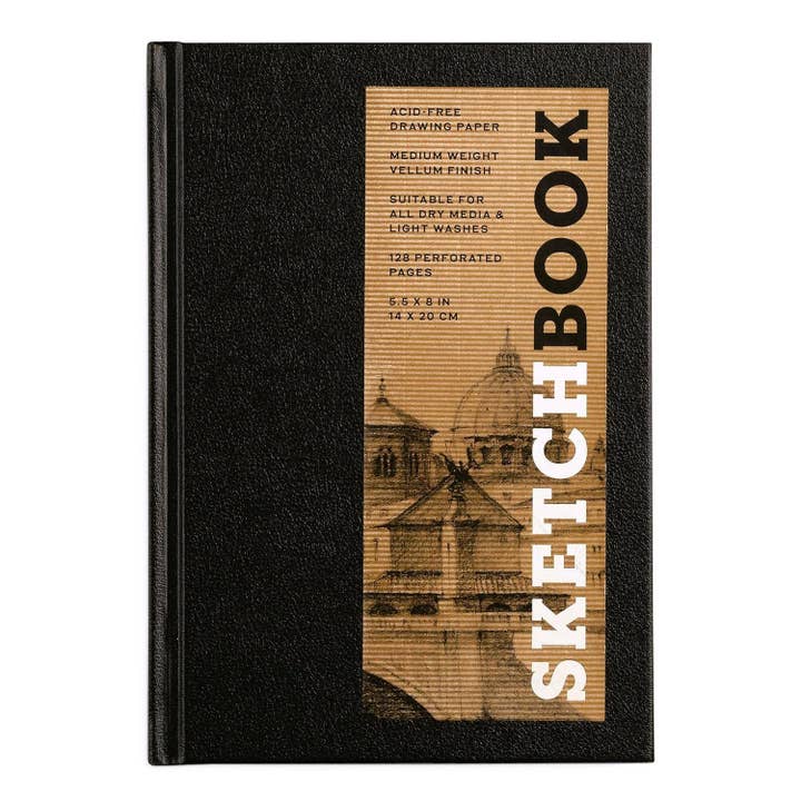 SMALL SKETCHBOOK 5.5 X 8" BOUND HARDCOVER