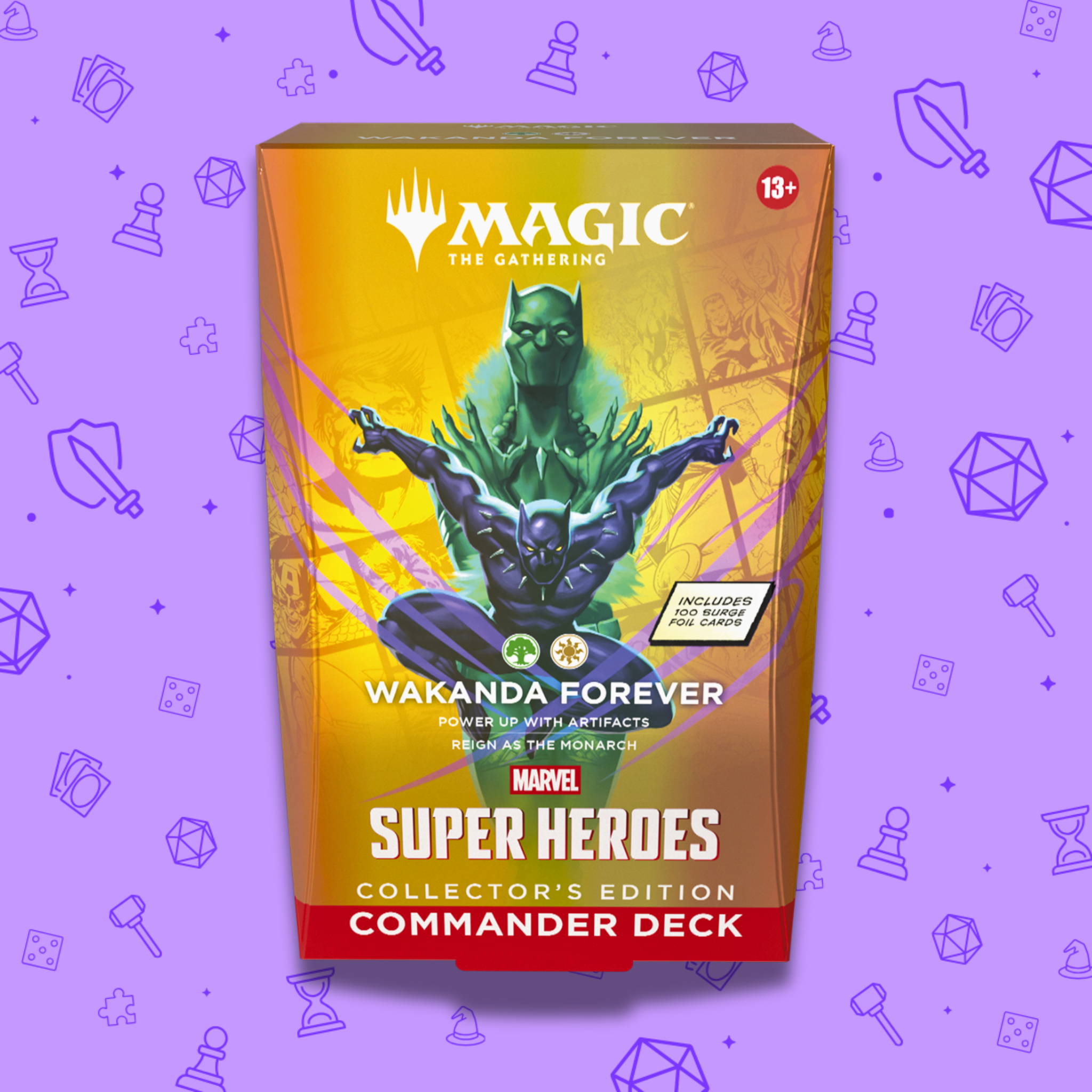 MAGIC THE GATHERING MARVEL SUPER HEROES WAKANDA FOREVER COLLECTOR