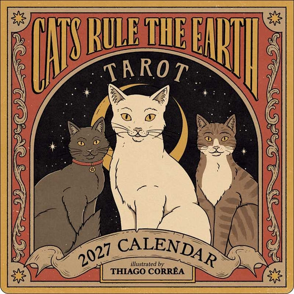CATS RULE THE EARTH 2027 WALL CALENDAR BY THIAGO CORRÊA