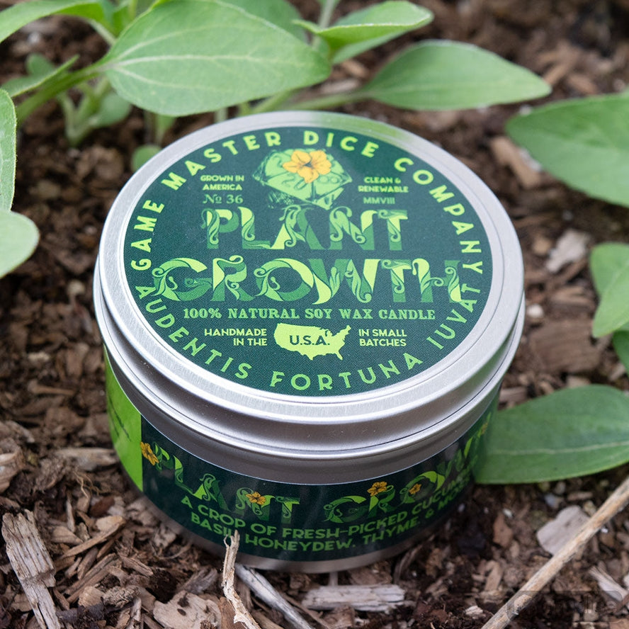 PLANT GROWTH 8oz GAMING CANDLE