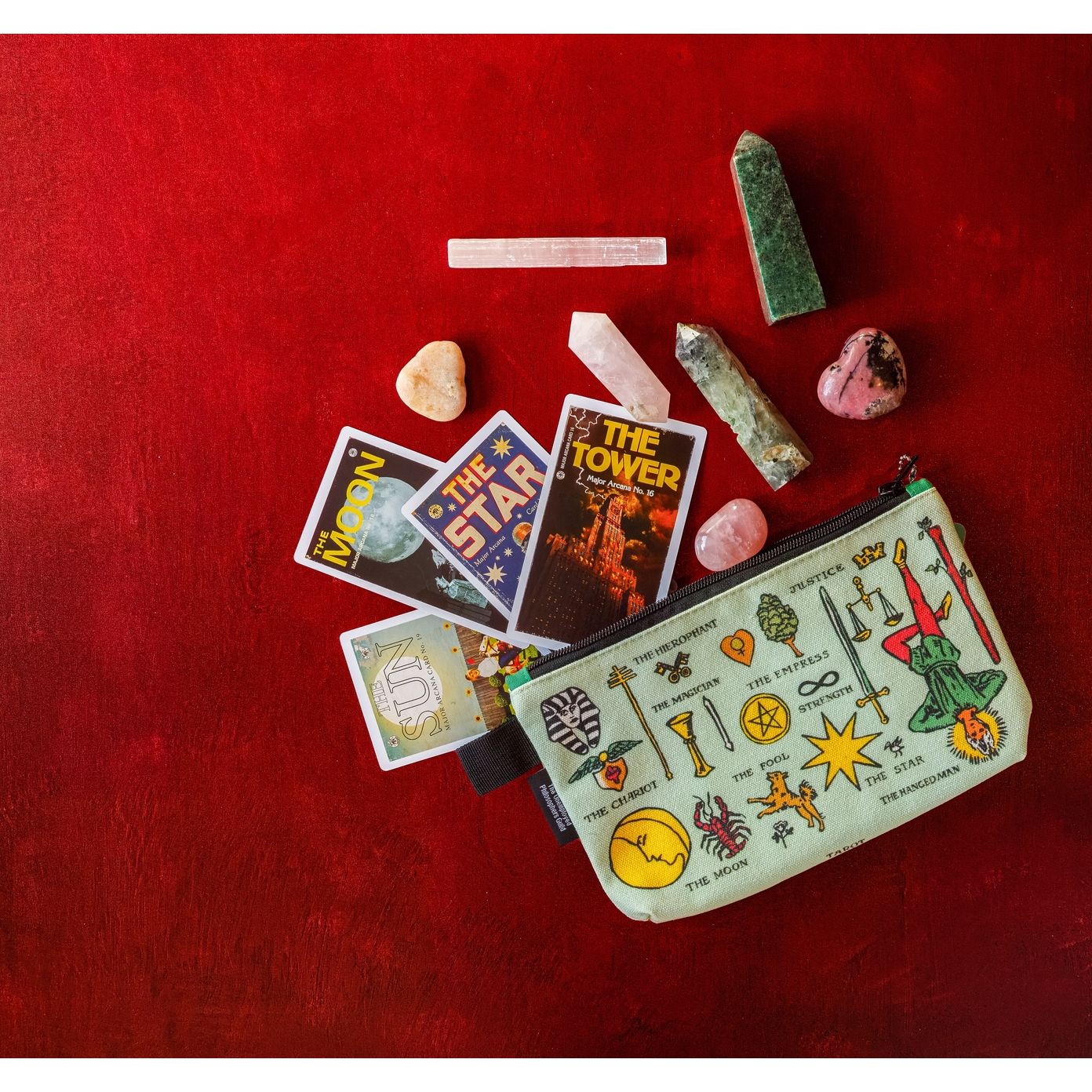 TAROT ART ZIPPER BAG POUCH