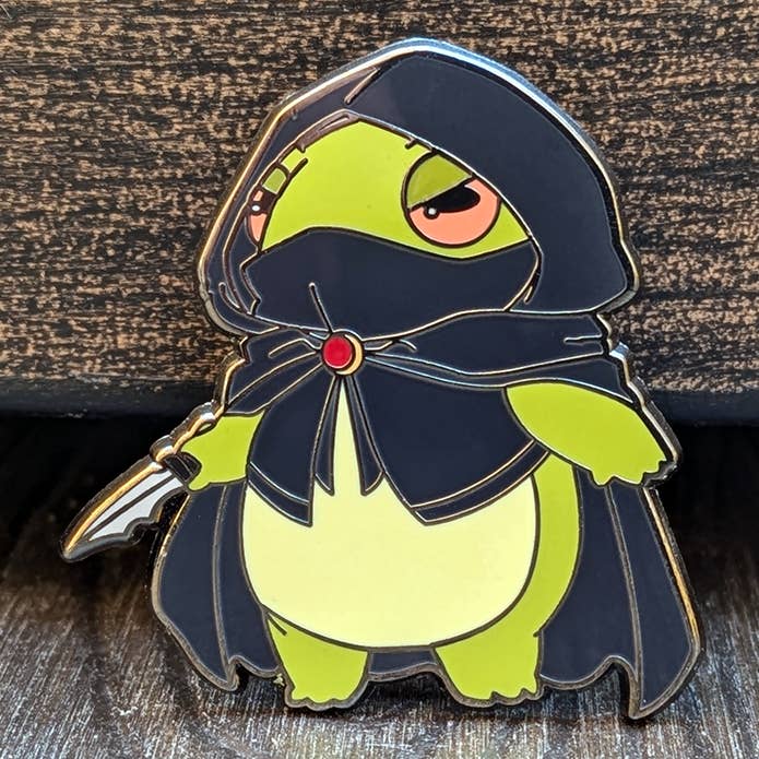 FROG ROGUE ENAMEL PIN