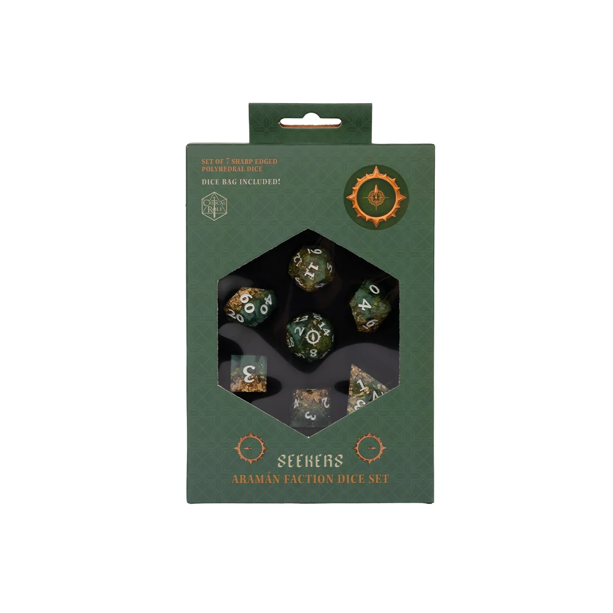 CRITICAL ROLE ARAMAN FACTION DICE SET: SEEKERS