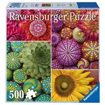 MANDALA BLOOMS 500 PC PUZZLE