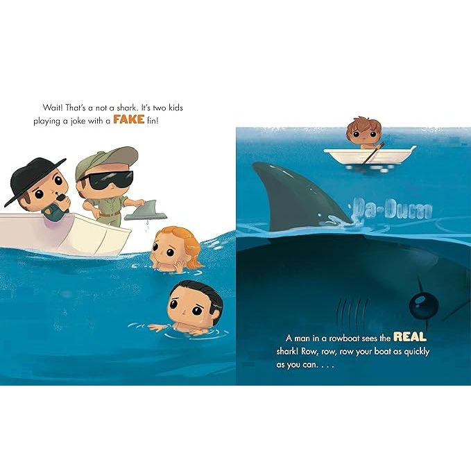 JAWS: BIG SHARK, LITTLE BOAT A BOOK OF OPPOSITES (A LITTLE GOLDEN BOOK)