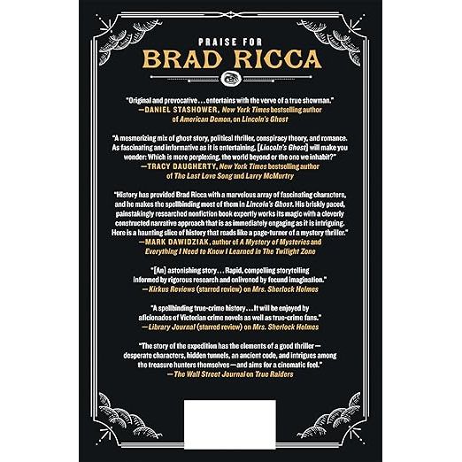 LINCOLN'S GHOST: HOUDINI'S WAR ON SPIRITUALISM AND THE DARK CONSPIRACY AGAINST THE AMERICAN PRESIDENCY BY BRAD RICCA