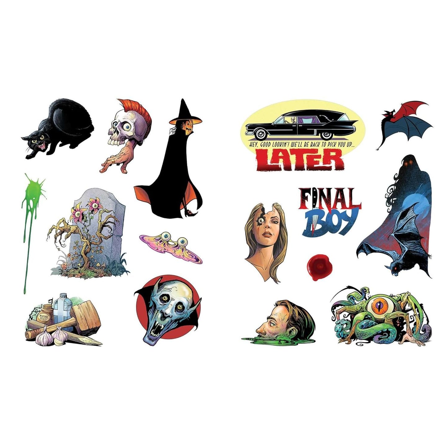 THE EXTREME HORROR STICKER BOOK 500+ STICKERS!