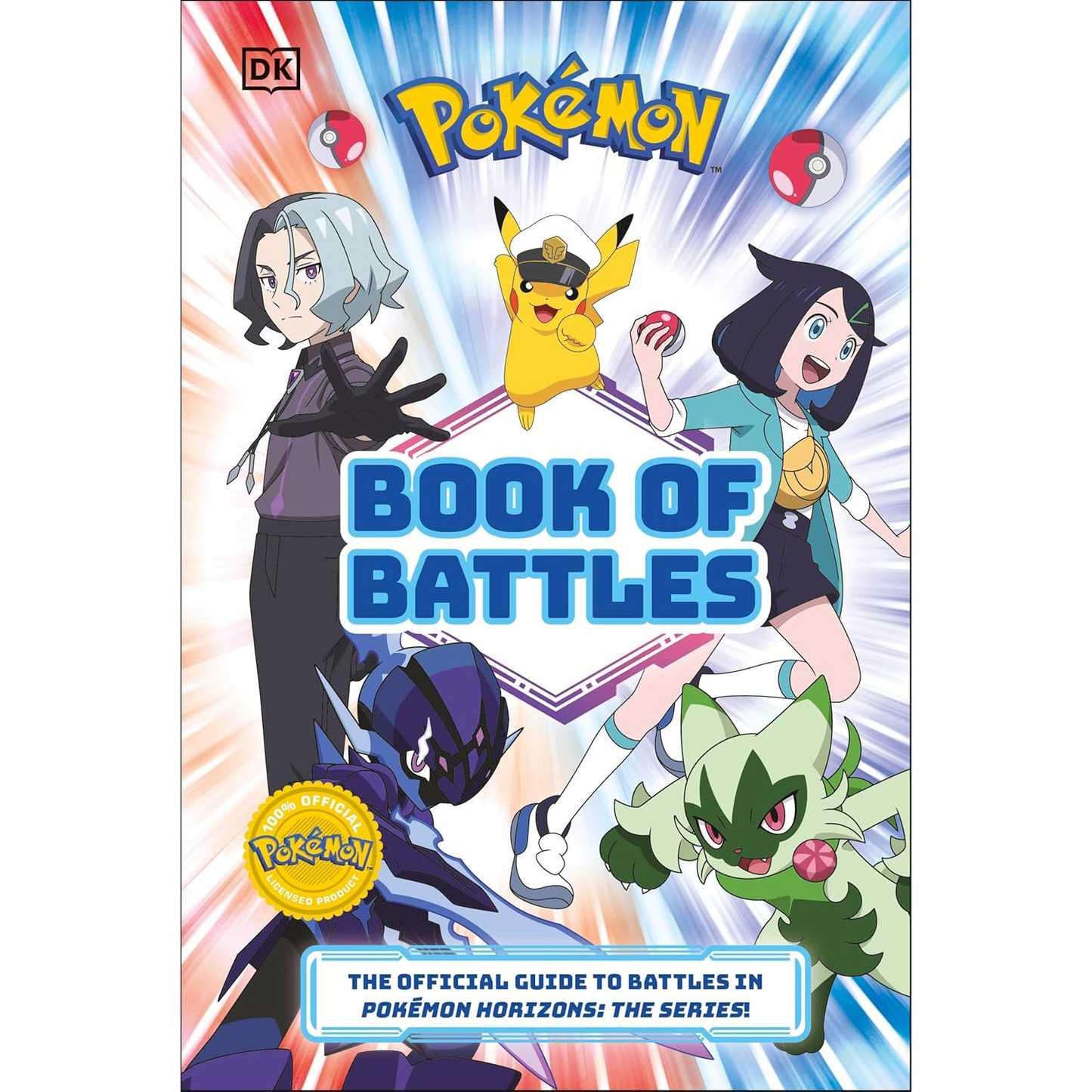 POKEMON BOOK OF BATTLES: THE OFFICIAL GUIDE TO BATTLES IN POKEMON HORIZONS THE SERIES