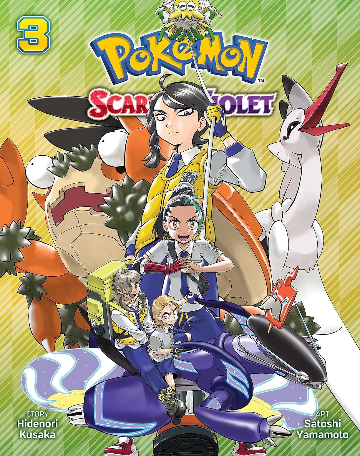 POKEMON SCARLET AND VIOLET VOLUME 3 BY HIDENORI KUSAKA AND SATOSHI YAMAMOTO