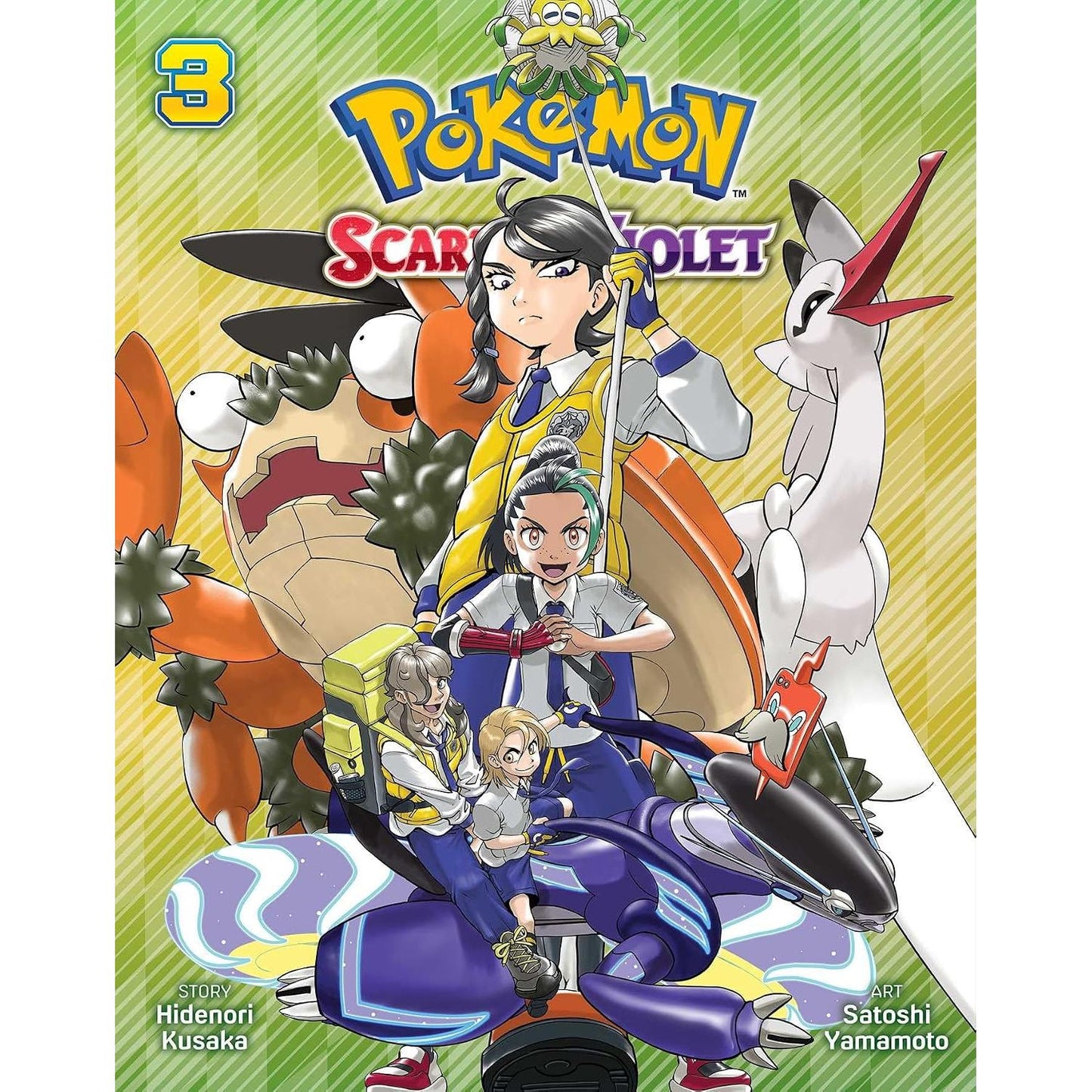 POKEMON SCARLET AND VIOLET VOLUME 3 BY HIDENORI KUSAKA AND SATOSHI YAMAMOTO
