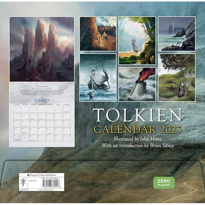 TOLKIEN CALENDAR 2025