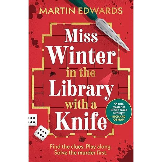 MISS WINTER IN THE LIBRARY WITH A KNIFE BY MARTIN EDWARDS
