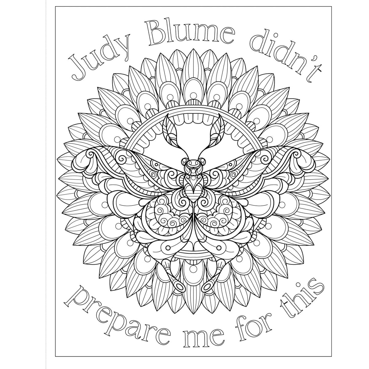 F*CK MENOPAUSE: A SWEARY COLORING BOOK OF CALMING MANDALAS FOR COOLING THE FIRE WITHIN BY CAITLIN PETERSON