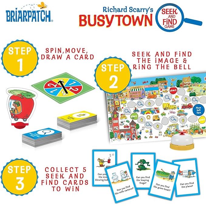 RICHARD SCARRY BUSYTOWN SEEK & FIND GAME