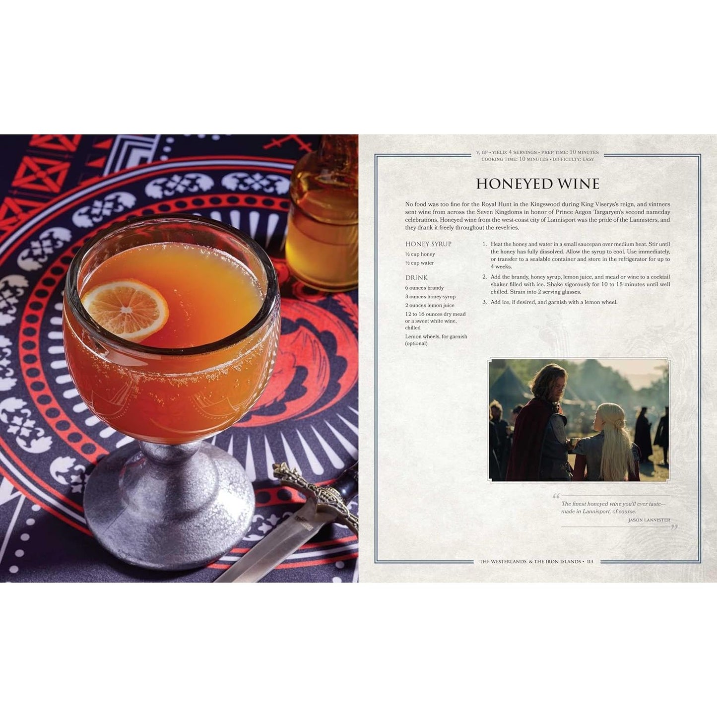 THE OFFICIAL WESTEROS COOKBOOK: RECIPES FROM GAMES OF THRONES AND HOUSE OF THE DRAGON