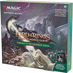 GANDALF IN THE PELENNOR FIELDS DISPLAY BOX MTG