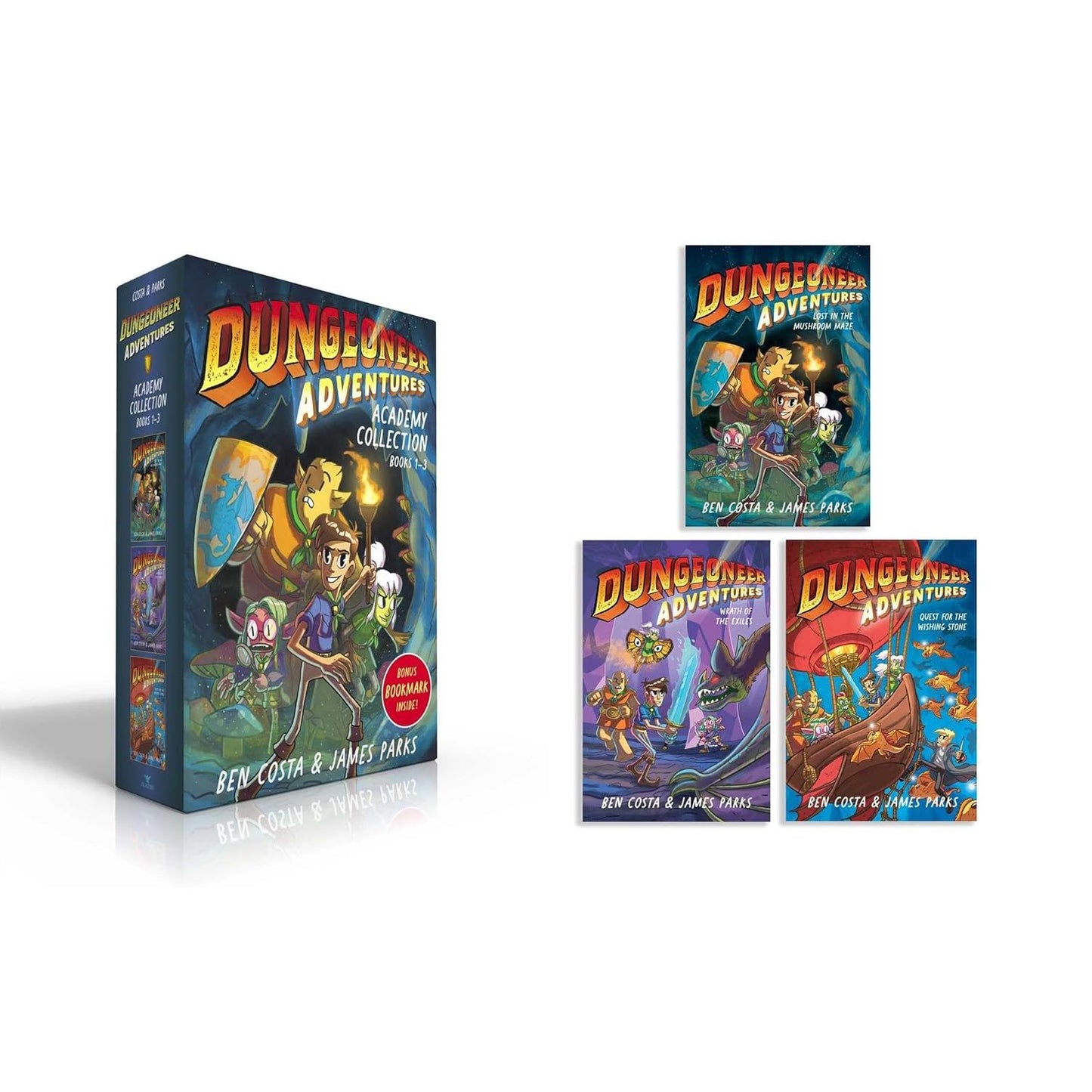 DUNGEONEER ADVENTURES ACADEMY COLLECTION (BOOKS 1-3)