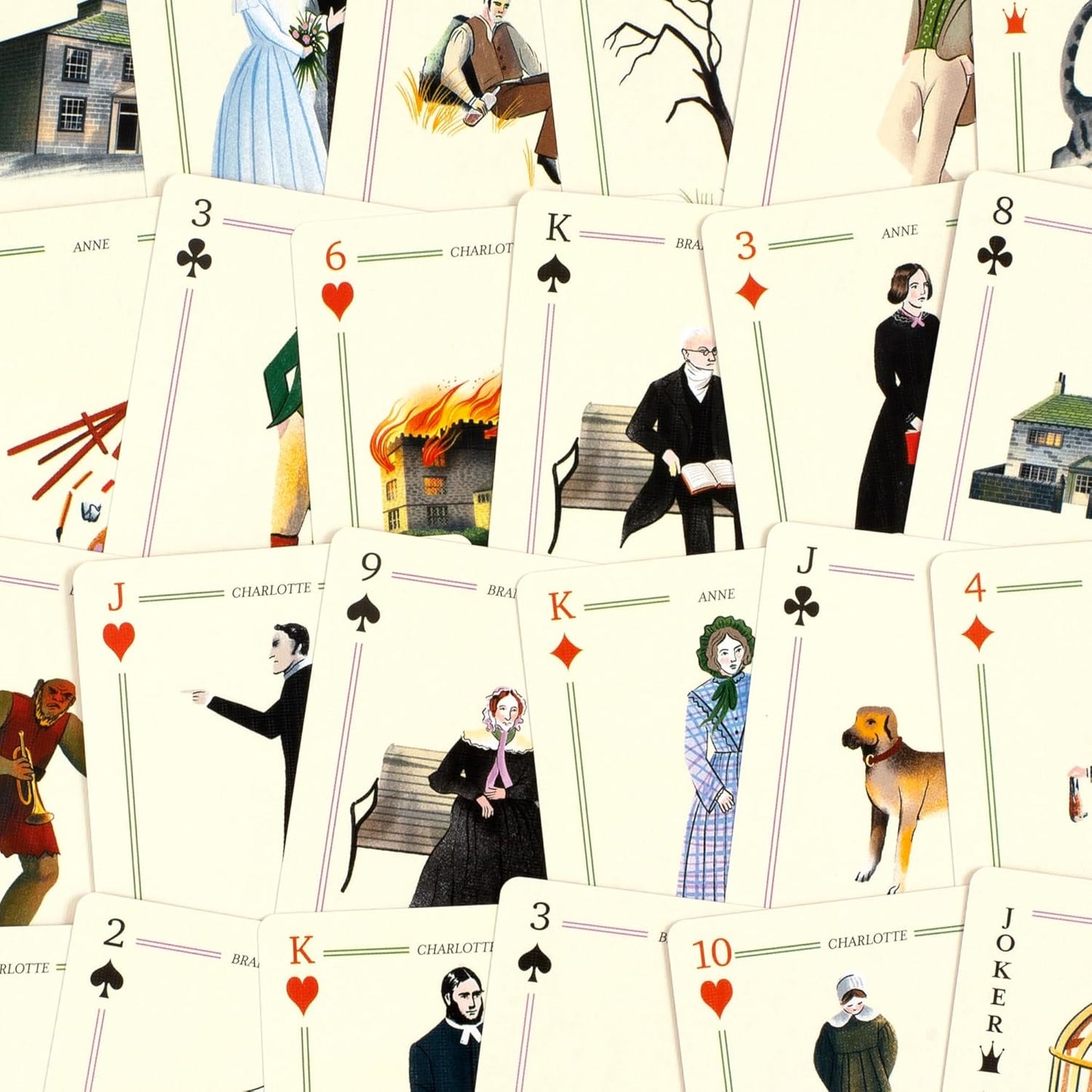 THE BRONTES PLAYING CARDS