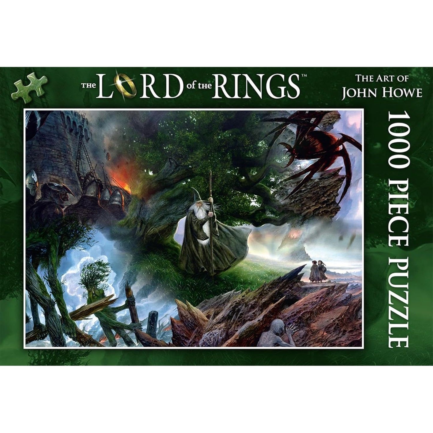 LORD OF THE RINGS ART OF JOHN HOWE 1000 PIECE PUZZLE