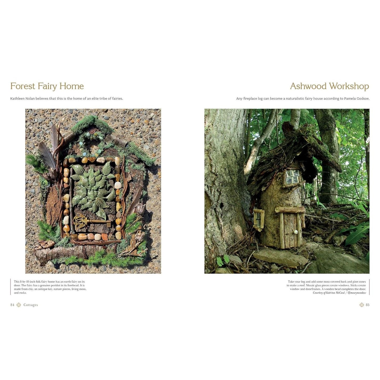 MAGICAL FAIRY HOMES AND GARDENS BY BARBARA PURCHIA AND E. ASHLEY ROONEY