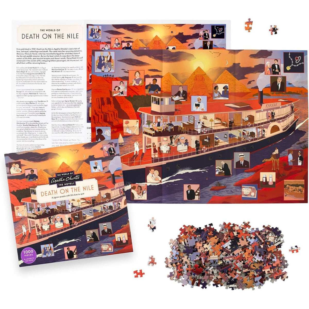 THE WORLD OF AGATHA CHRISTIE: DEATH ON THE NILE: A 1000-PIECE JIGSAW PUZZLE