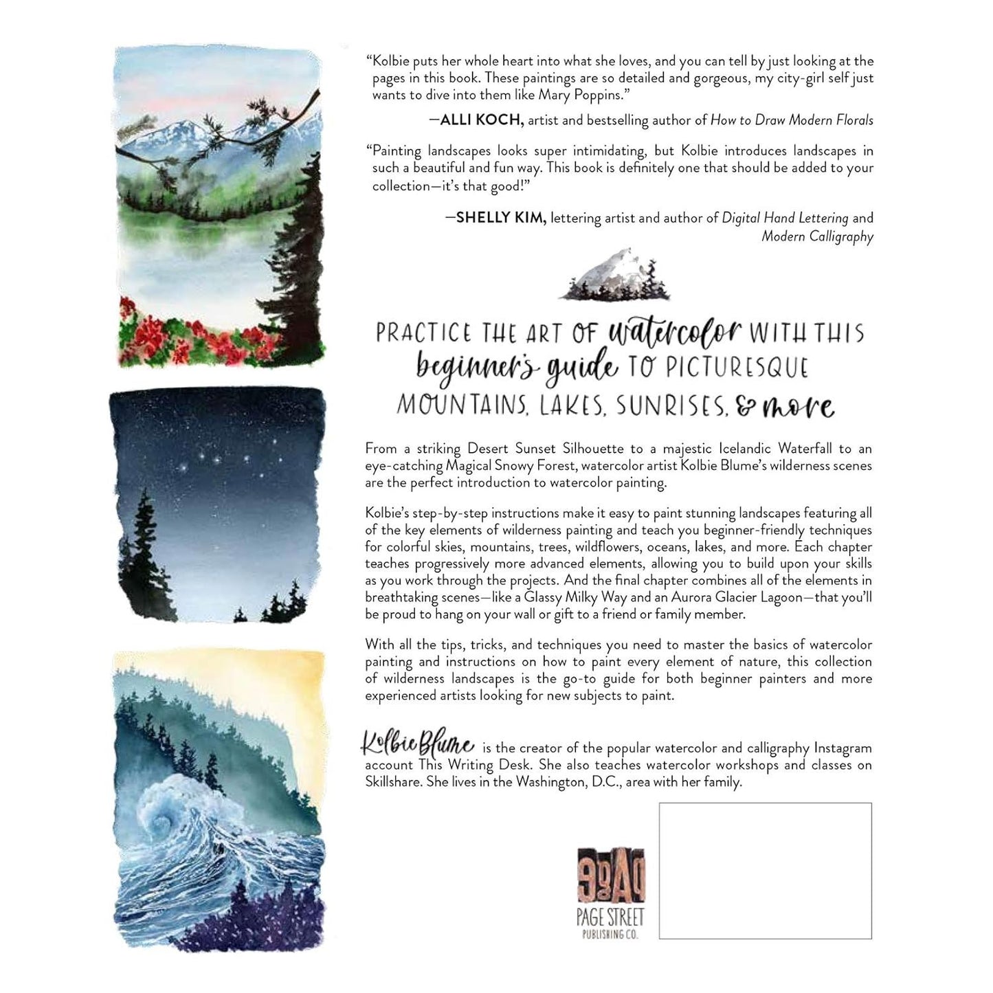 WILDERNESS WATERCOLOR LANDSCAPES BY KOLBIE BLUME