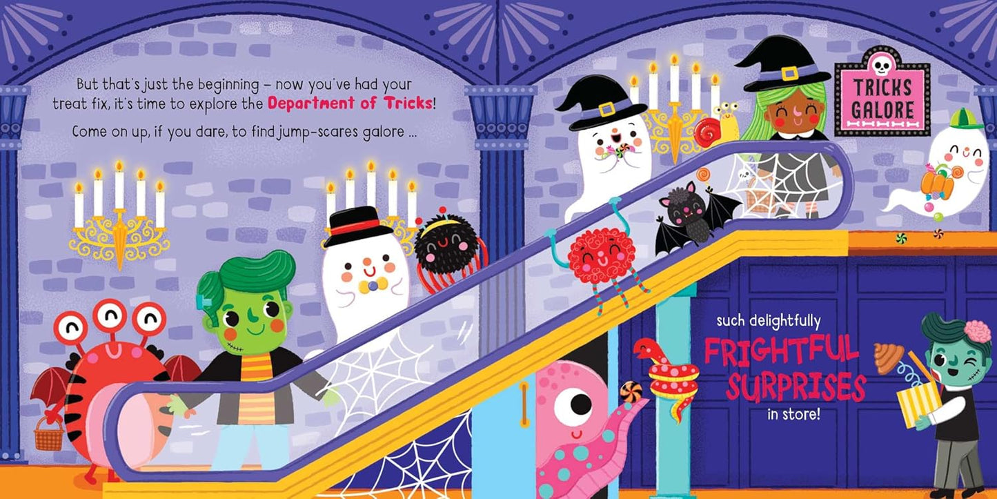 TRICK OR TREAT: PADDED BOARD BOOK BY EM BRUCE AND LIV WAN