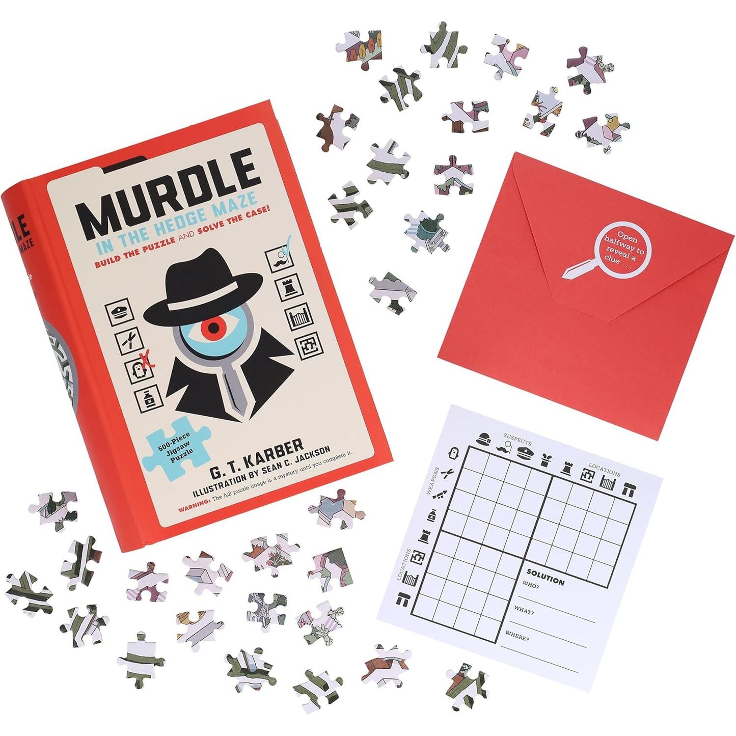 MURDLE: IN THE HEDGE MAZE 500PC JIGSAW PUZZLE