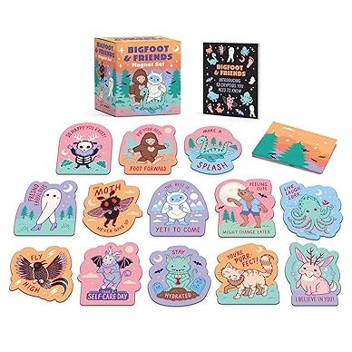 BIGFOOT AND FRIENDS MAGNET SET