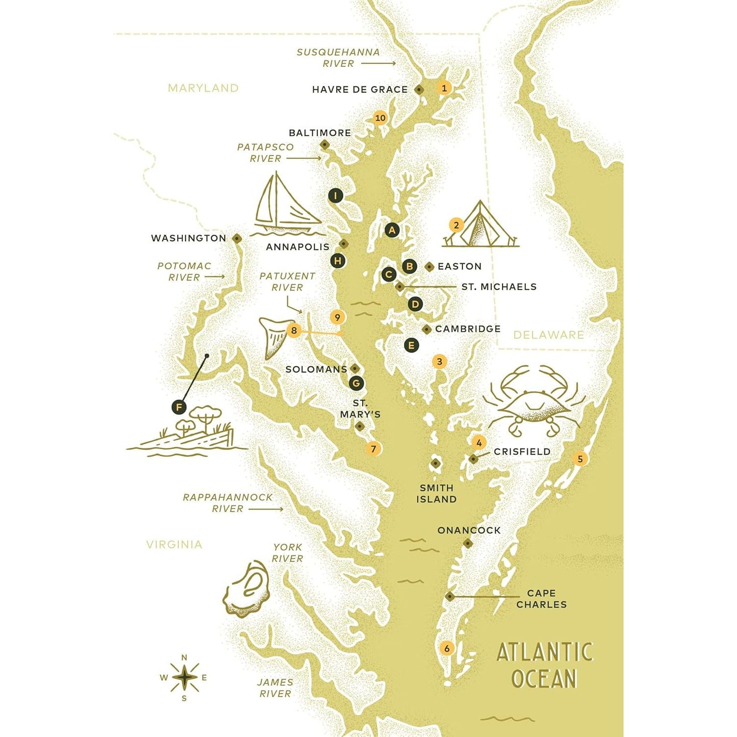 CAMPFIRE STORIES: CHESAPEAKE BAY TALES AND TRAVEL COMPANION EDITED BY ILYSSA KYU & DAVE KYU