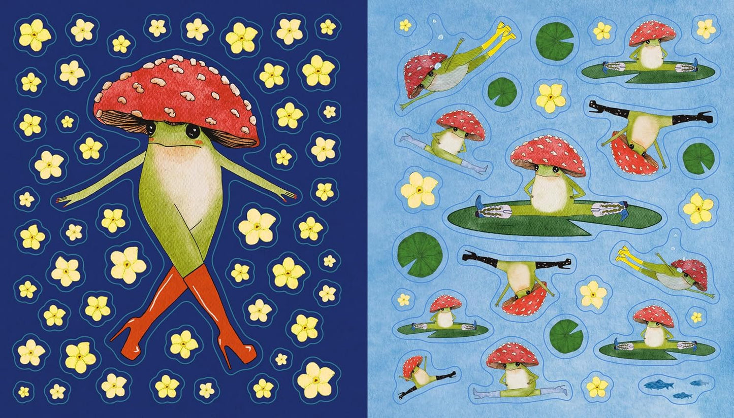 THE LITTLE FROG STICKER BOOK BY MAYBELLE EEQUAY